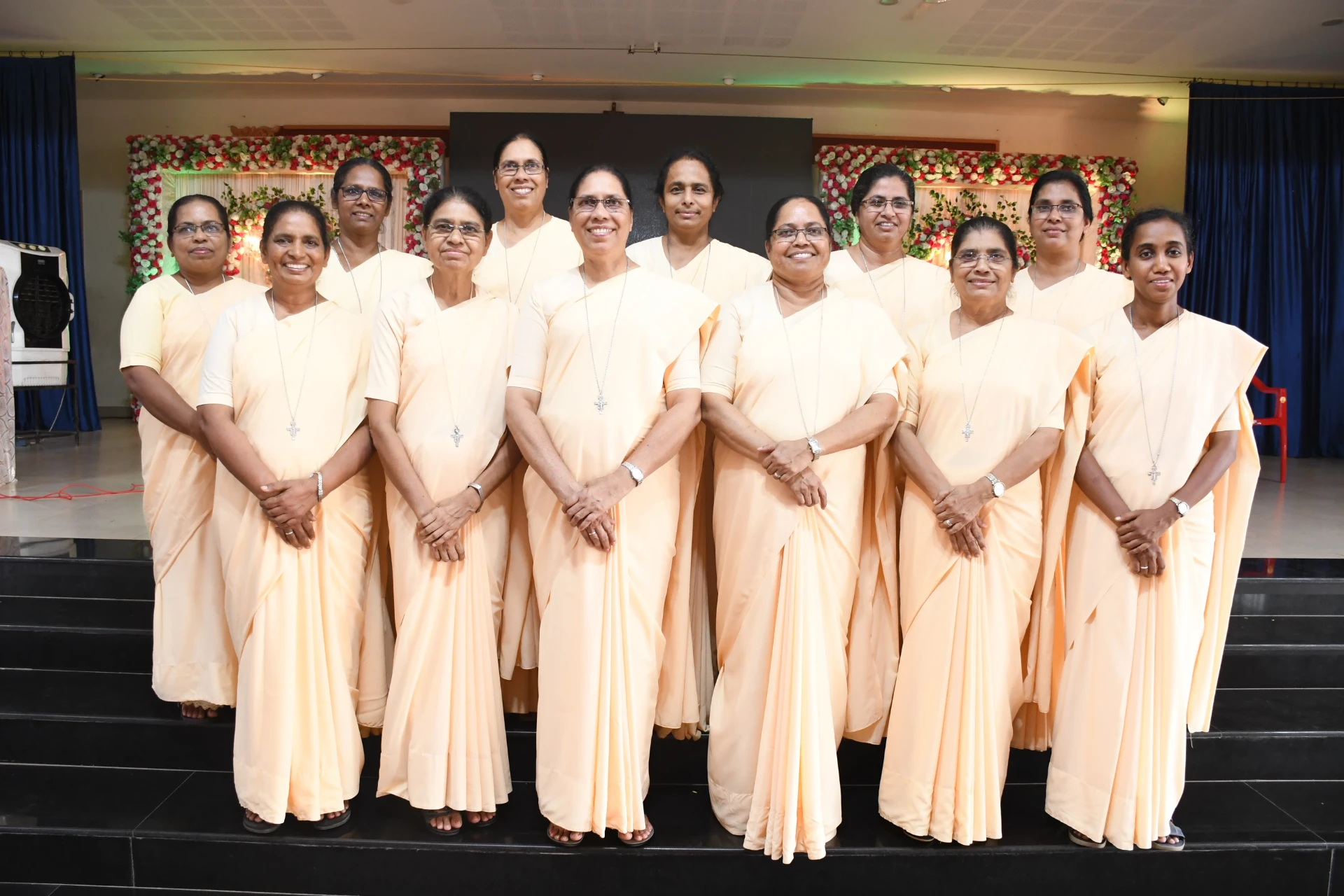 Ursuline Franciscan sisters gathered at a UFES celebration in Mangalore